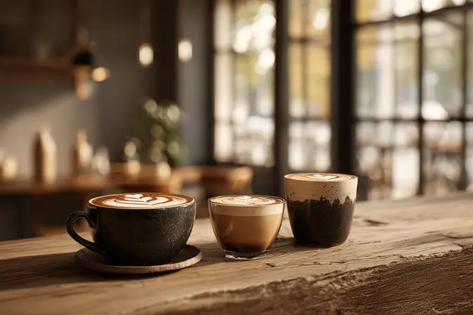 الفرق بين لاتيه وكورتادو وفلات وايت